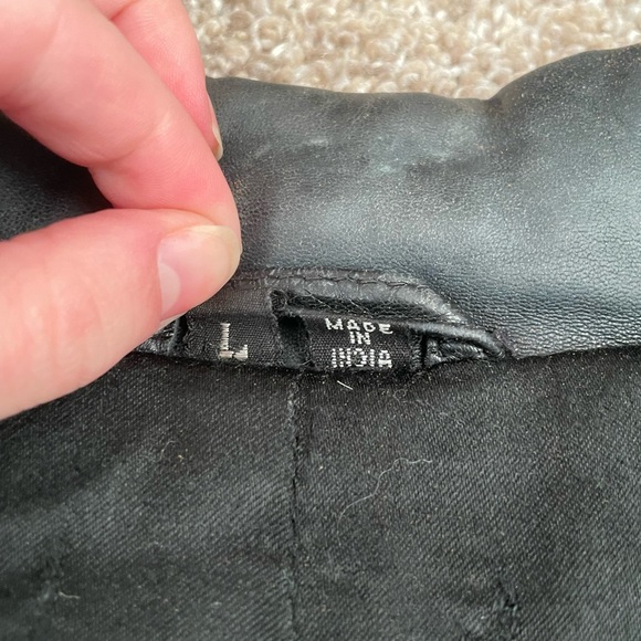 Mens vintage leather jacket - Picture 2 of 6